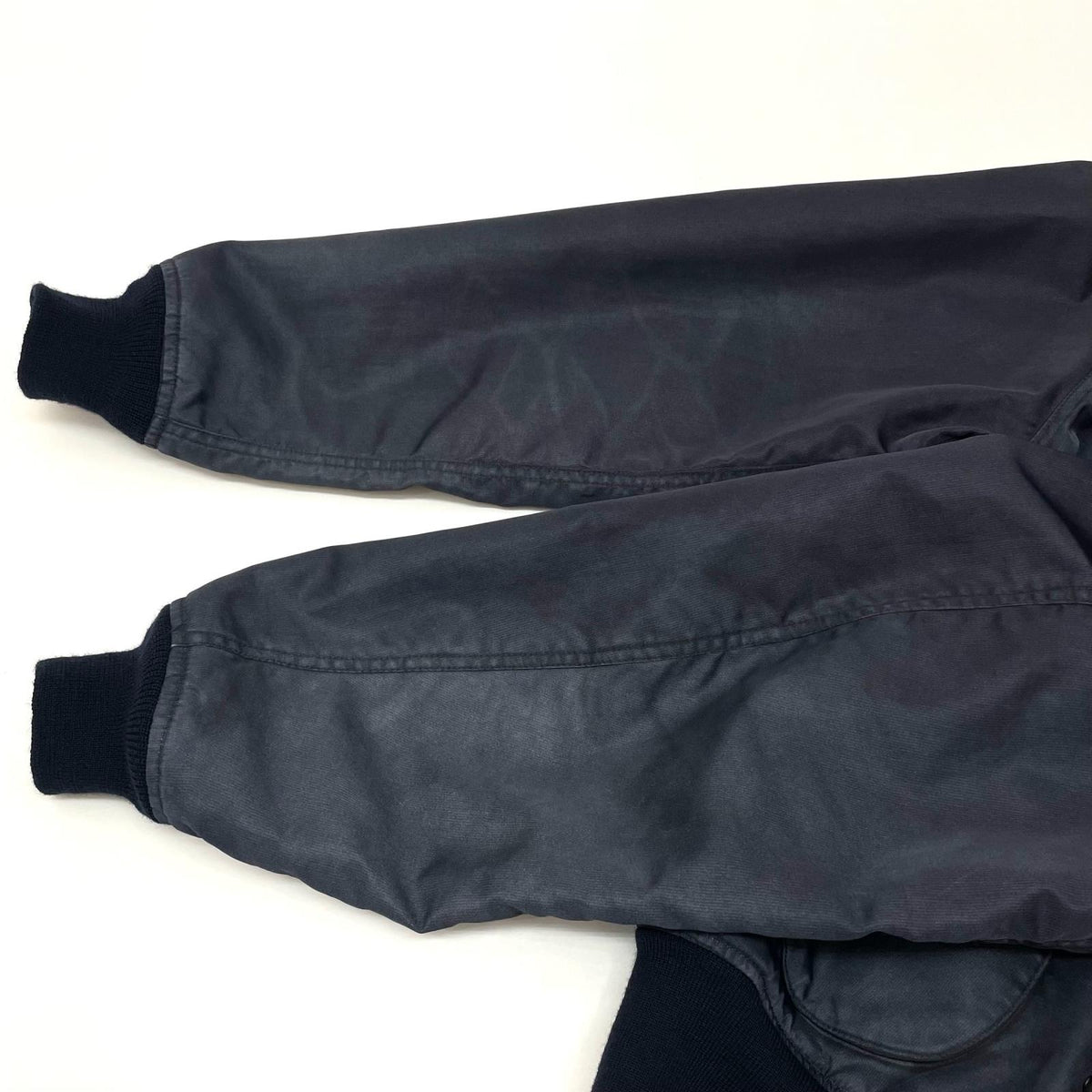 【中古】JUNYA WATANABE×New Manual | ジュンヤワタナベ×ニューマニュアル　26SS New Manual Deck Hook Jacket　ナイロンツイル 転写プリント ブルゾン WQ-J905-100 ネイビー サイズ：M【尾張小牧店】