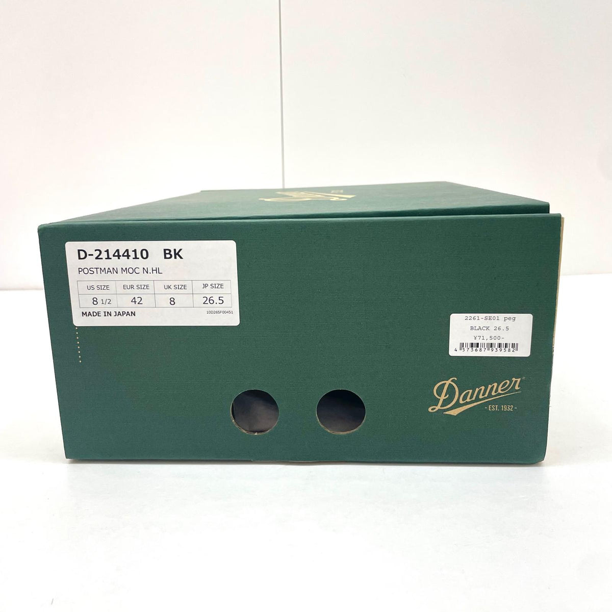 Danner | ダナー N.HOOLYWOOD LEATHER SHOES その他靴 26.5cm 2261-SE01 ブラック 26.5cm【尾張小牧店】