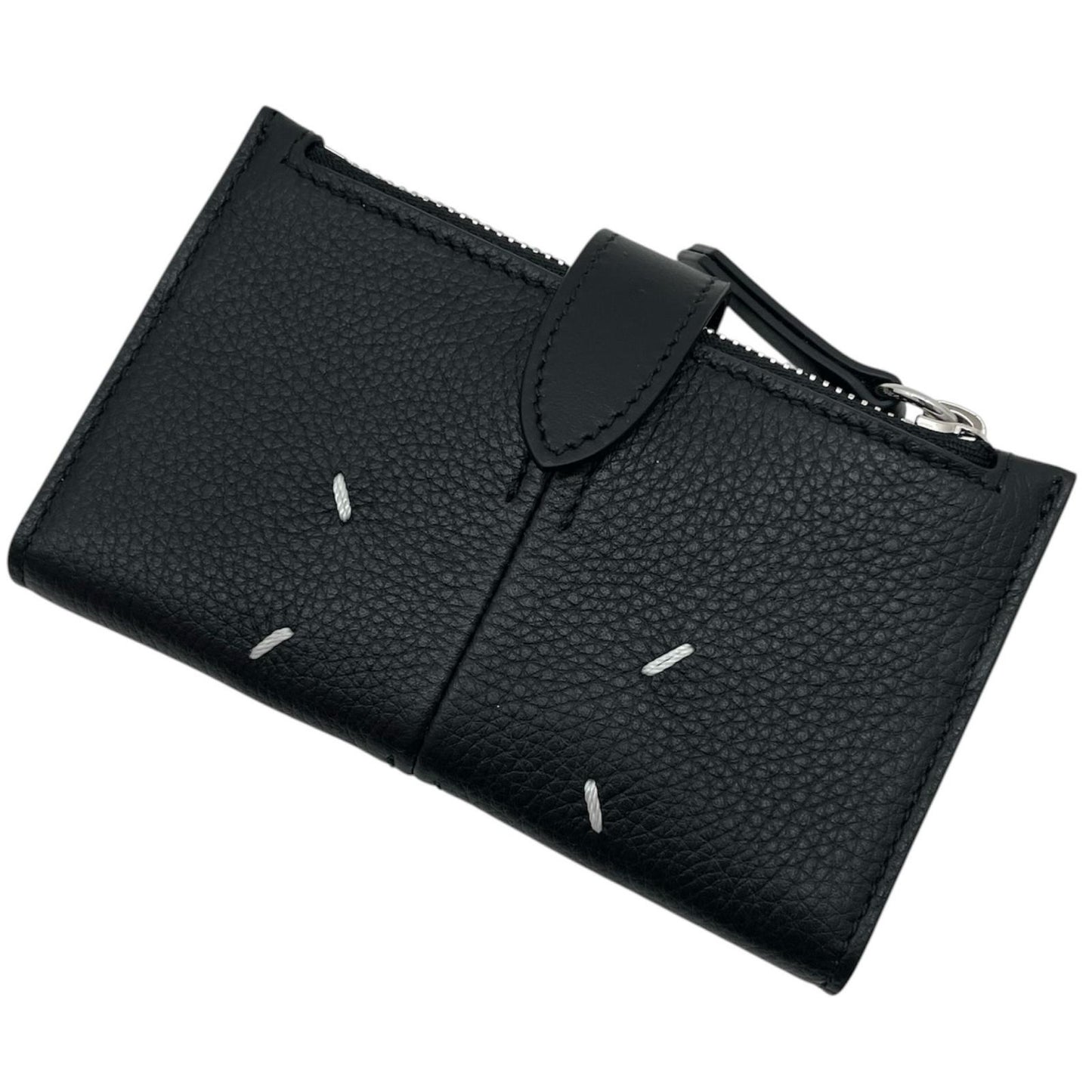 【中古】Maison Margiela | メゾンマルジェラ Card holder + Coin Purse With Zip コインケース SA2VX0009 P7268 ブラック【尾張小牧店】