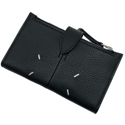 【中古】Maison Margiela | メゾンマルジェラ Card holder + Coin Purse With Zip コインケース SA2VX0009 P7268 ブラック【尾張小牧店】