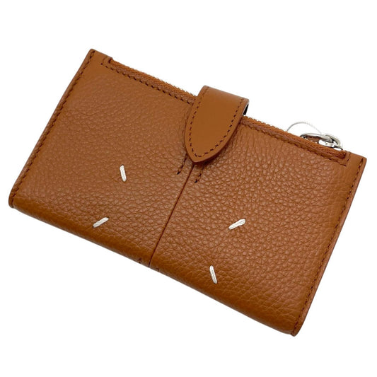 【中古】Maison Margiela | メゾンマルジェラ Card holder + Coin Purse With Zip コインケース SA2VX0009 P7268 ブラウン【尾張小牧店】