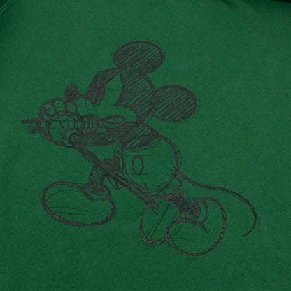 【中古】NUMBER(N)INE×Disney | ナンバーナイン×ディズニー　ミッキーマウス 長袖パーカー グリーン サイズ：2【尾張小牧店】