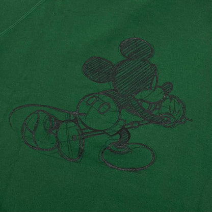 【中古】NUMBER(N)INE×Disney | ナンバーナイン×ディズニー　ミッキーマウス 長袖パーカー グリーン サイズ：2【尾張小牧店】
