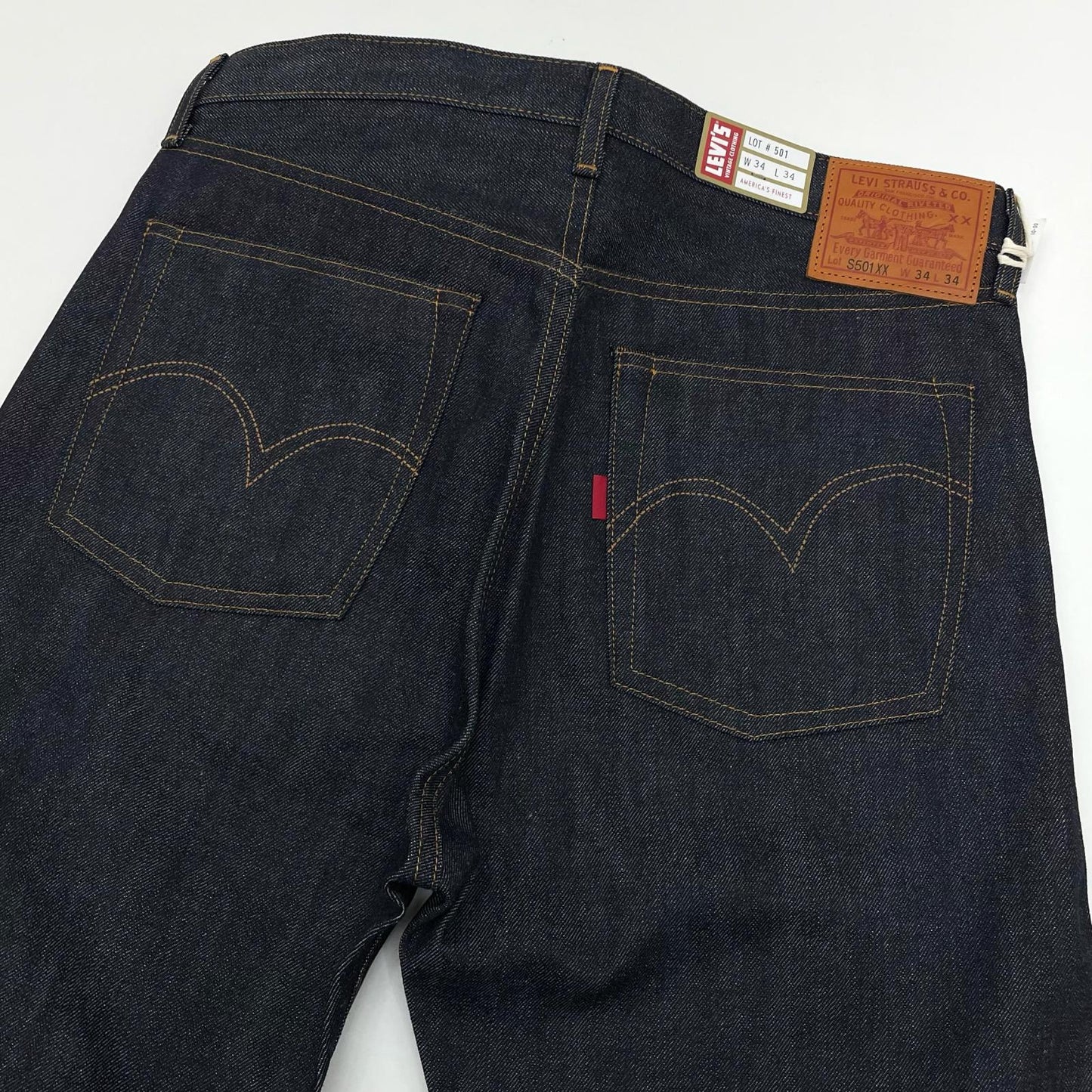 【中古】Levi's VintageClothing | リーバイスヴィンテージクロージング LVC　1944年復刻 大戦モデル S501XX 日本製　世界限定694本　デニムパンツ 44501-0000 ネイビー サイズ：34【尾張小牧店】