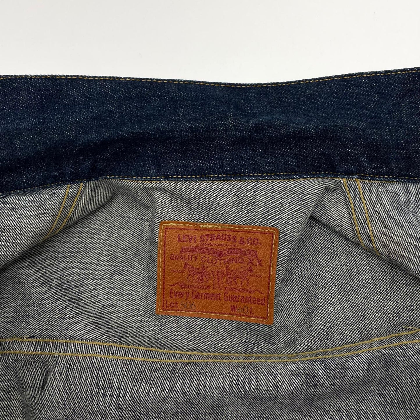【中古】Levi's | リーバイス　90's 日本製/復刻　1st TYPE 大戦モデル　506 デニムジャケット 71506-XX ネイビー サイズ：40【尾張小牧店】