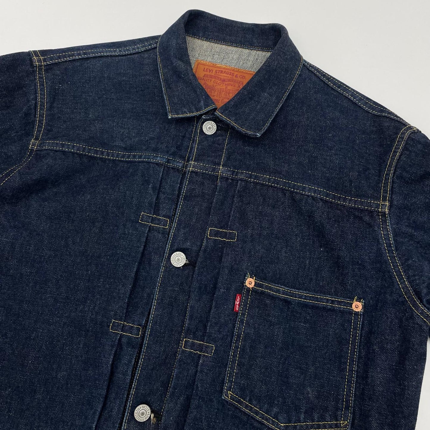 【中古】Levi's | リーバイス　90's 日本製/復刻　1st TYPE 大戦モデル　506 デニムジャケット 71506-XX ネイビー サイズ：40【尾張小牧店】