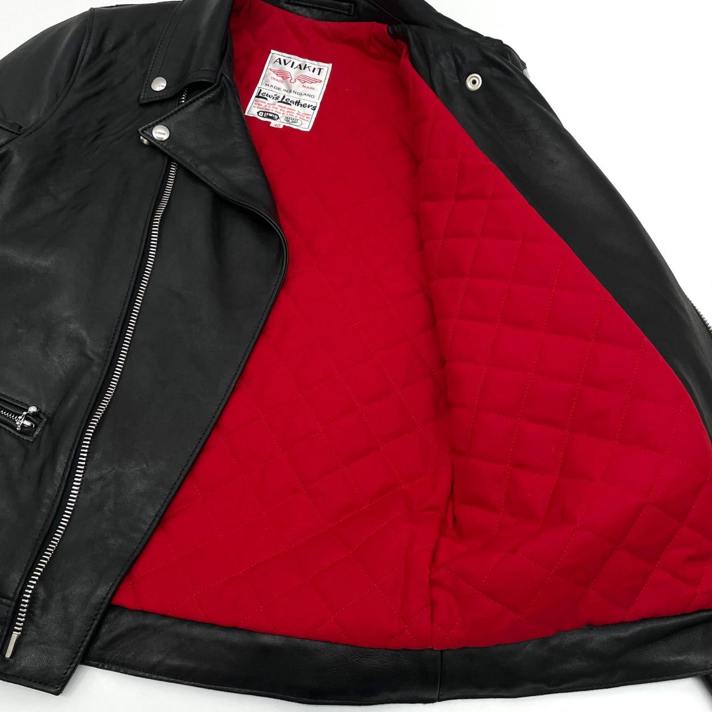 【中古】LEWIS LEATHER | ルイスレザー 441T レザージャケット ブラック サイズ：40【尾張小牧店】