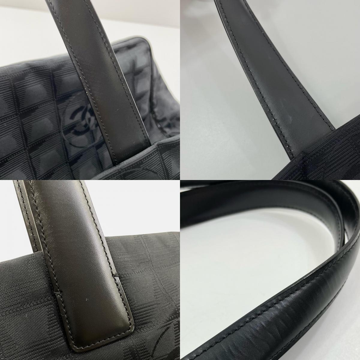 【中古】CHANEL | シャネル ニュートラベルライン トートバッグ ナイロンキャンバス ブラック【尾張小牧店】