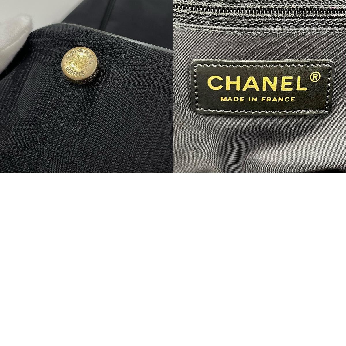 【中古】CHANEL | シャネル ニュートラベルライン トートバッグ ナイロンキャンバス ブラック【尾張小牧店】