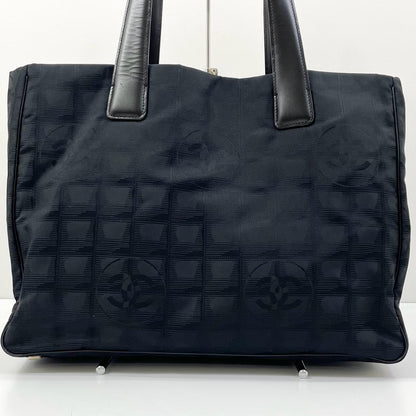 【中古】CHANEL | シャネル ニュートラベルライン トートバッグ ナイロンキャンバス ブラック【尾張小牧店】