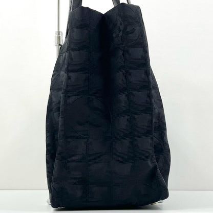 【中古】CHANEL | シャネル ニュートラベルライン トートバッグ ナイロンキャンバス ブラック【尾張小牧店】