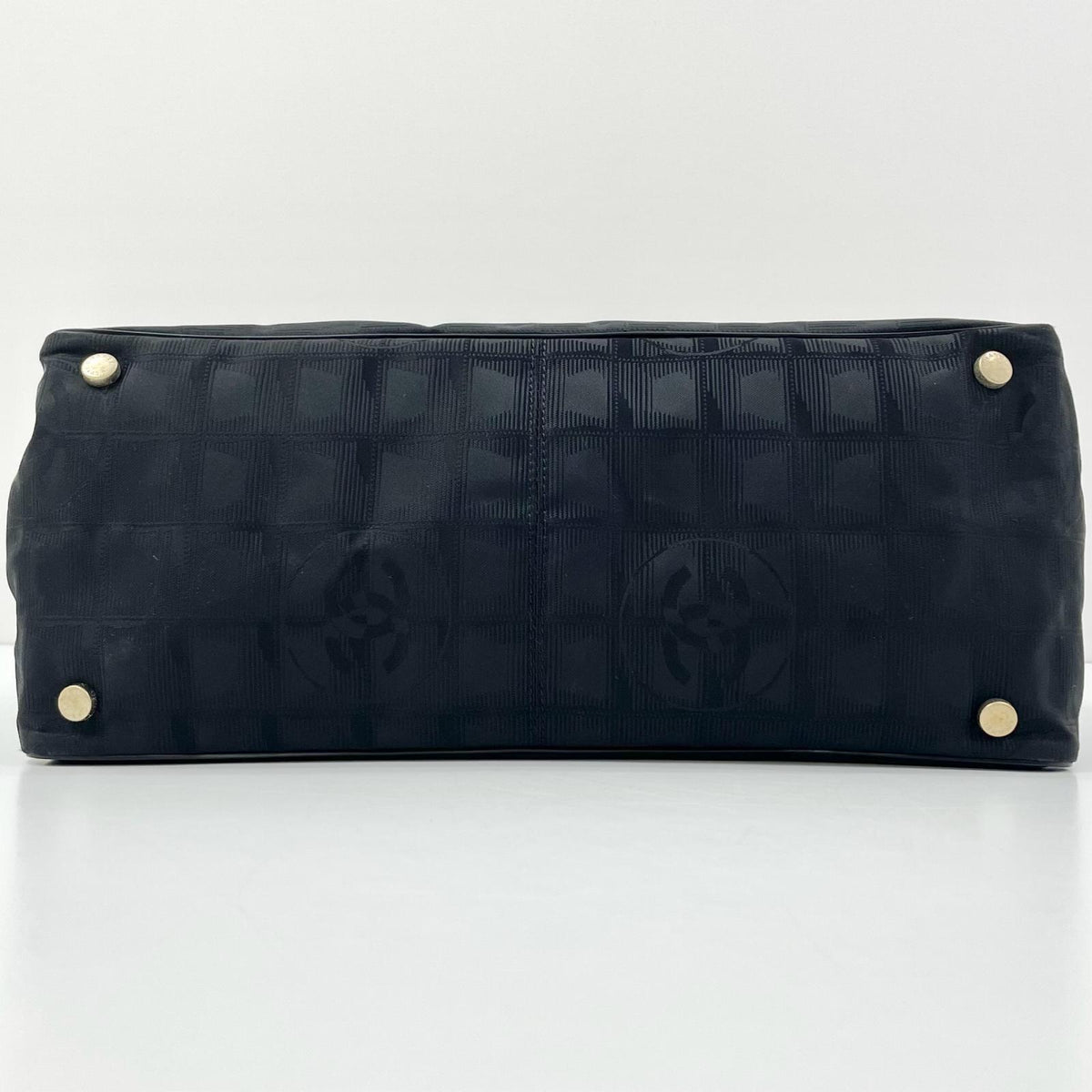 【中古】CHANEL | シャネル ニュートラベルライン トートバッグ ナイロンキャンバス ブラック【尾張小牧店】