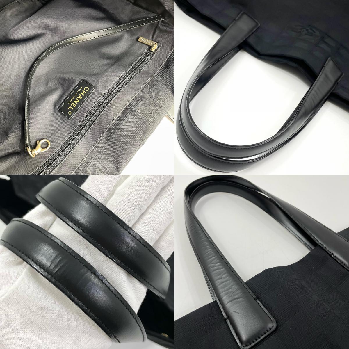 【中古】CHANEL | シャネル ニュートラベルライン トートバッグ ナイロンキャンバス ブラック【尾張小牧店】
