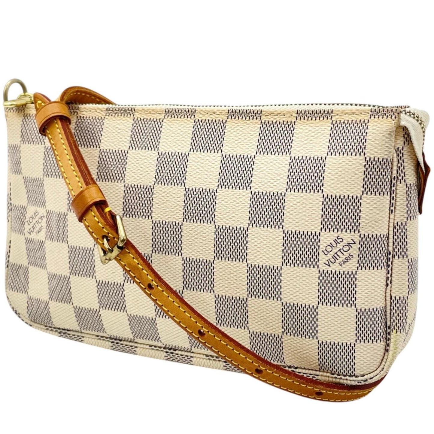 【中古】LOUIS VUITTON | ルイ・ヴィトン アクセソワール ダミエ アズール ショルダーバッグ N41207 ホワイト【尾張小牧店】