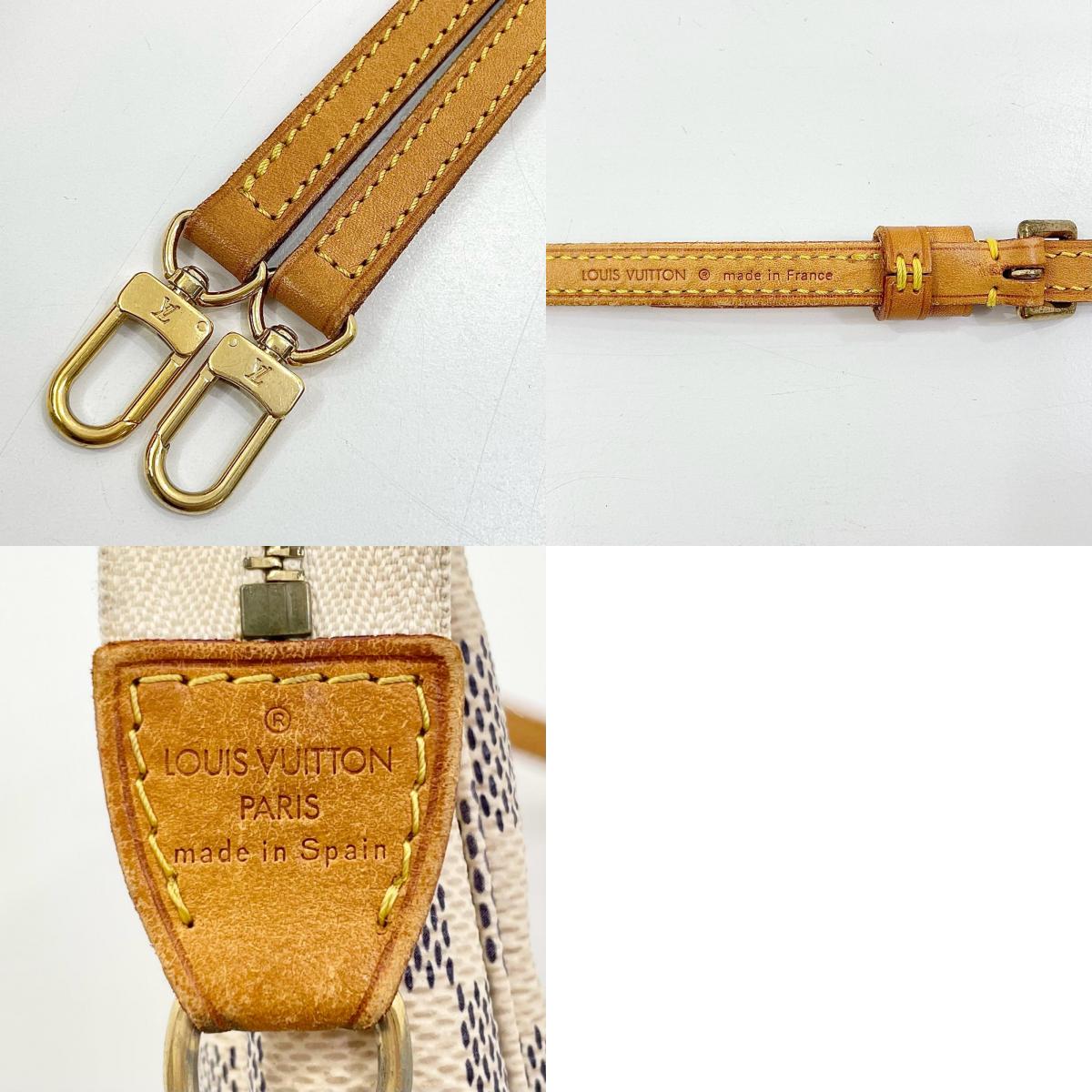 【中古】LOUIS VUITTON | ルイ・ヴィトン アクセソワール ダミエ アズール ショルダーバッグ N41207 ホワイト【尾張小牧店】