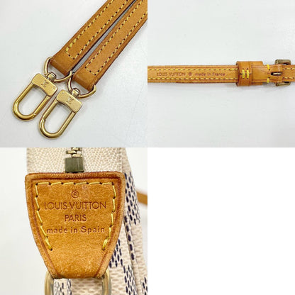【中古】LOUIS VUITTON | ルイ・ヴィトン アクセソワール ダミエ アズール ショルダーバッグ N41207 ホワイト【尾張小牧店】