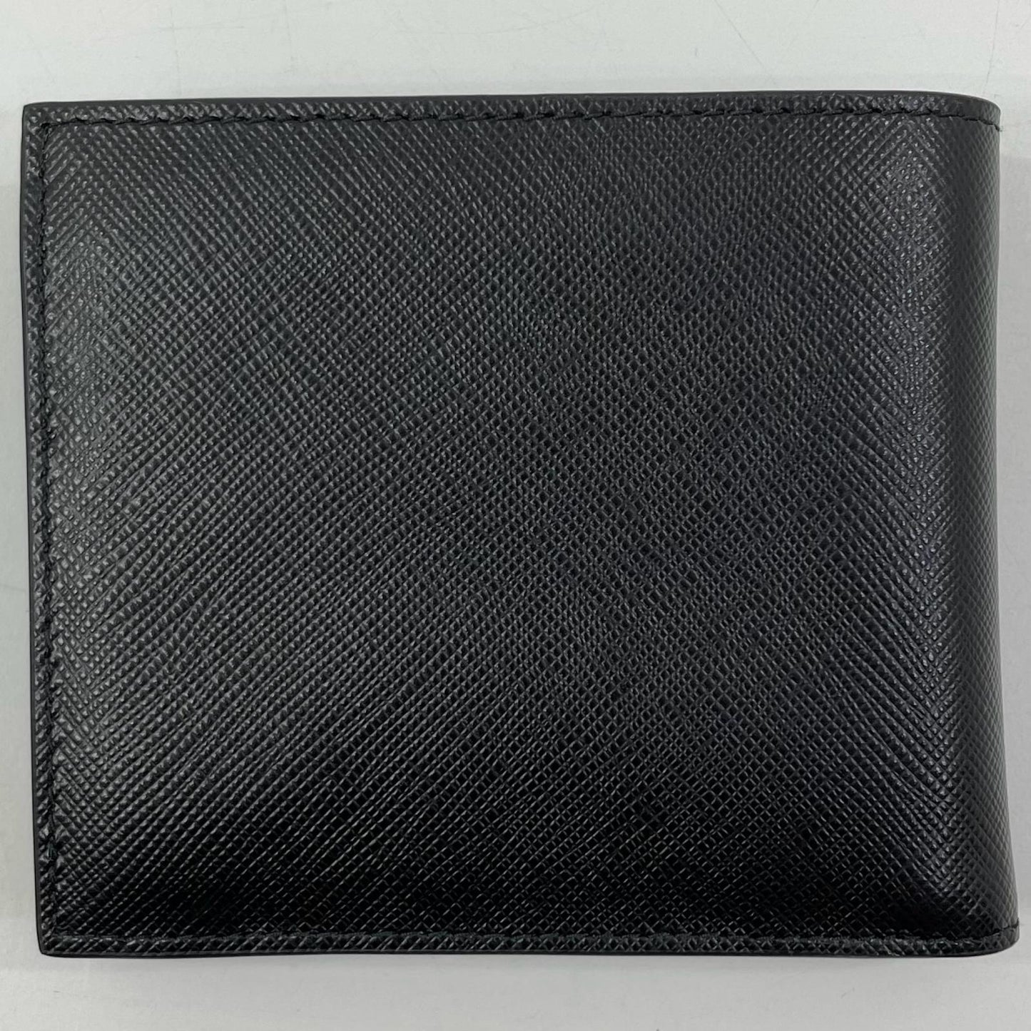 【中古】PRADA | プラダ サフィアーノ 二つ折り財布 2M0738 ブラック【尾張小牧店】