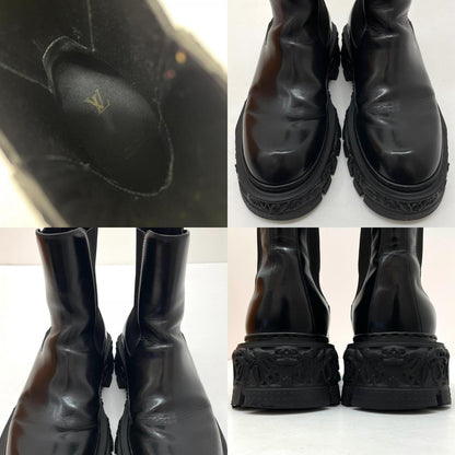 【中古】LOUIS VUITTON | ルイ・ヴィトン　バロックライン サイドゴアブーツ BM0272　ブラック【尾張小牧店】