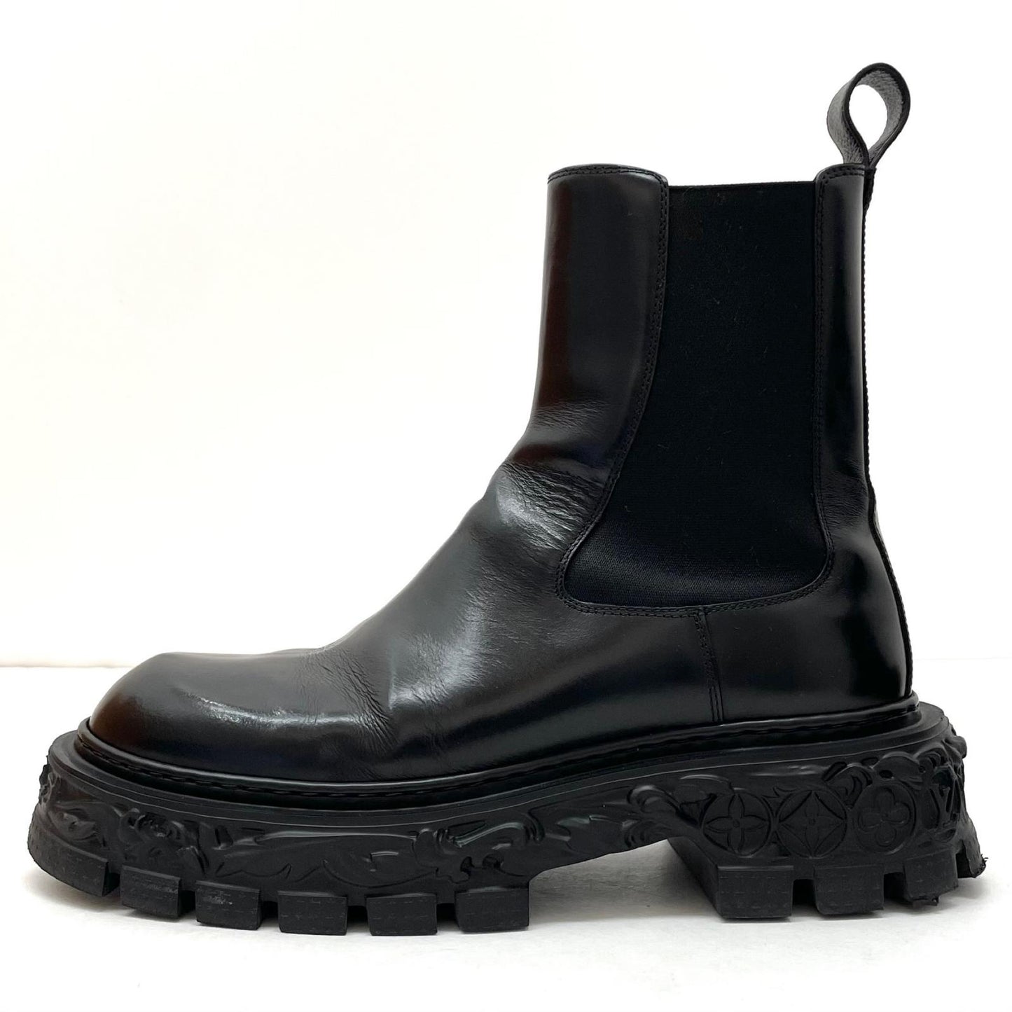 【中古】LOUIS VUITTON | ルイ・ヴィトン　バロックライン サイドゴアブーツ BM0272　ブラック【尾張小牧店】