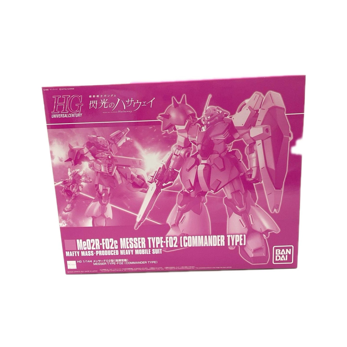 【尾張小牧店】 中古 1/144HGMe02RメッサーF02型(指揮官機)「機動戦士ガンダム閃光のハサウェイ」 【714】