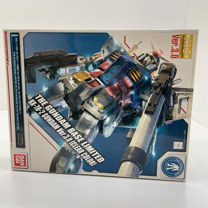 1/100MGRX-78-2ガンダムVer.3.0クリアカラー「機動戦士ガンダム」 ガンダムべース限定【尾張小牧店】
