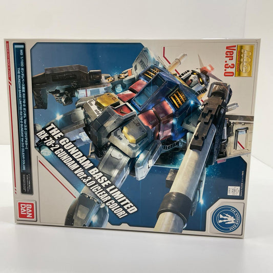 1/100MGRX-78-2ガンダムVer.3.0クリアカラー「機動戦士ガンダム」 ガンダムべース限定【尾張小牧店】