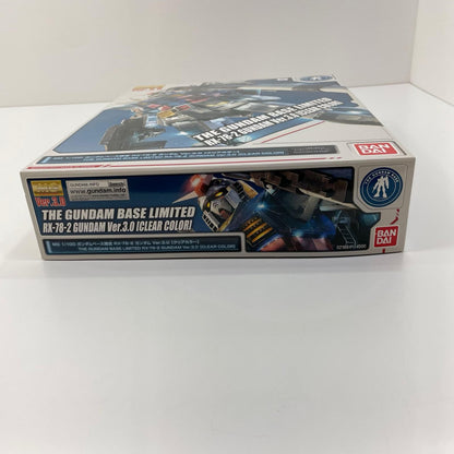 1/100MGRX-78-2ガンダムVer.3.0クリアカラー「機動戦士ガンダム」 ガンダムべース限定【尾張小牧店】