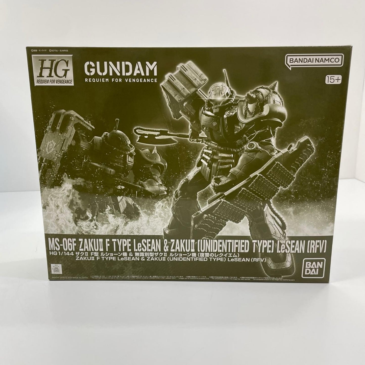 1/144HGザクIIF型ルショーン機&無識別型ザクIIF型 ﾙｼｮｰﾝ機&無識別型 (復讐のレクイエム)【尾張小牧店】