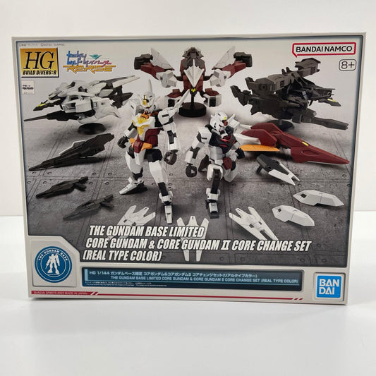 1/144HGコアガンダム&コアガンダムIIコアチェンジセット(リアルタイプカラー) 「ガンダムビルドダイバーズRe：RISE」 ガンダムベース限定【尾張小牧店】
