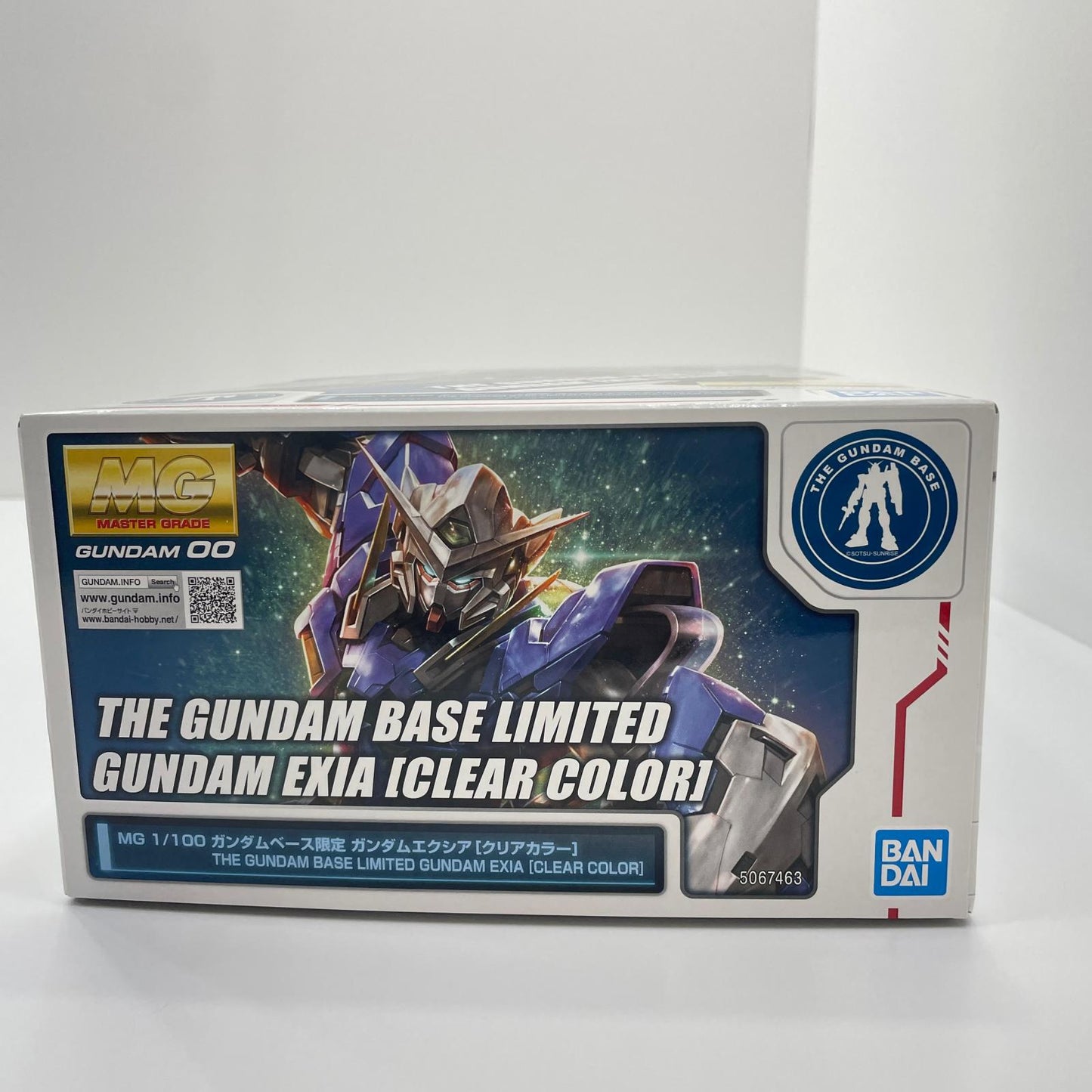 1/100MGGN-001ガンダムエクシア[クリアカラー]「機動戦士ガンダム00(ダブルオー)」 ガンダムベース限定【尾張小牧店】