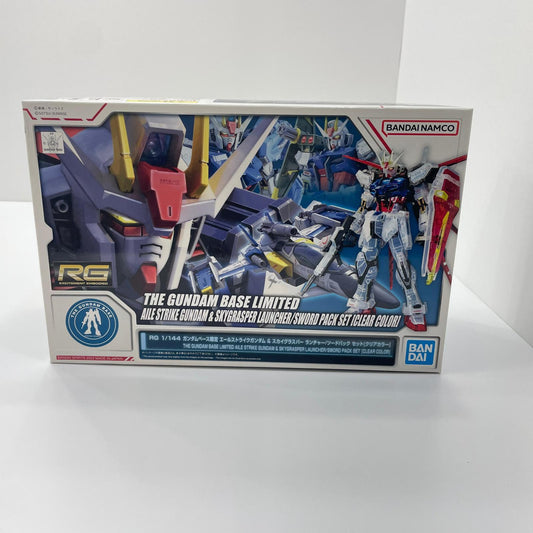 1/144RGエールストライクガンダム&スカイグラスパー ランチャー/ソードパック セット[クリアカラー] 「機動戦士ガンダムSEED」 ガンダムベース限定【尾張小牧店】