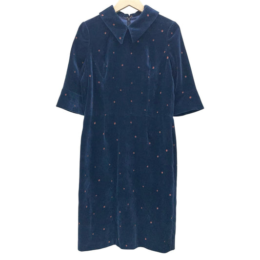 【中古】mina perhonen | ミナペルホネン ワンピース ネイビー【尾張小牧店】