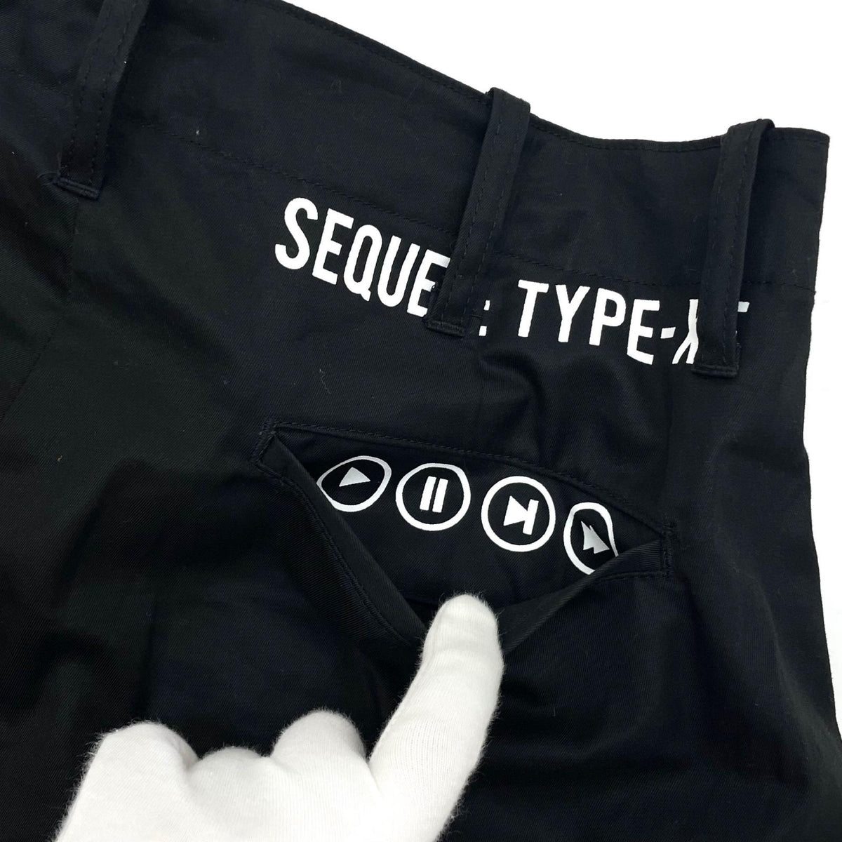 【中古】SEQUEL | シークエル CHINO PANTS (TYPE-XF) チノパンツ SQ-25AW-PT-10 ブラック サイズ：M【尾張小牧店】