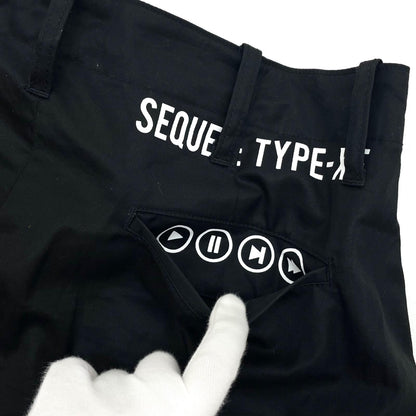 【中古】SEQUEL | シークエル CHINO PANTS (TYPE-XF) チノパンツ SQ-25AW-PT-10 ブラック サイズ：M【尾張小牧店】