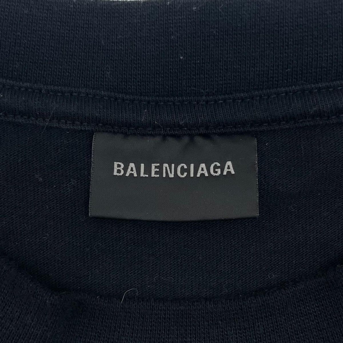 【中古】BALENCIAGA | バレンシアガ Political Campaign Oversized T-shirt 半袖Ｔシャツ ブラック サイズ：M【尾張小牧店】