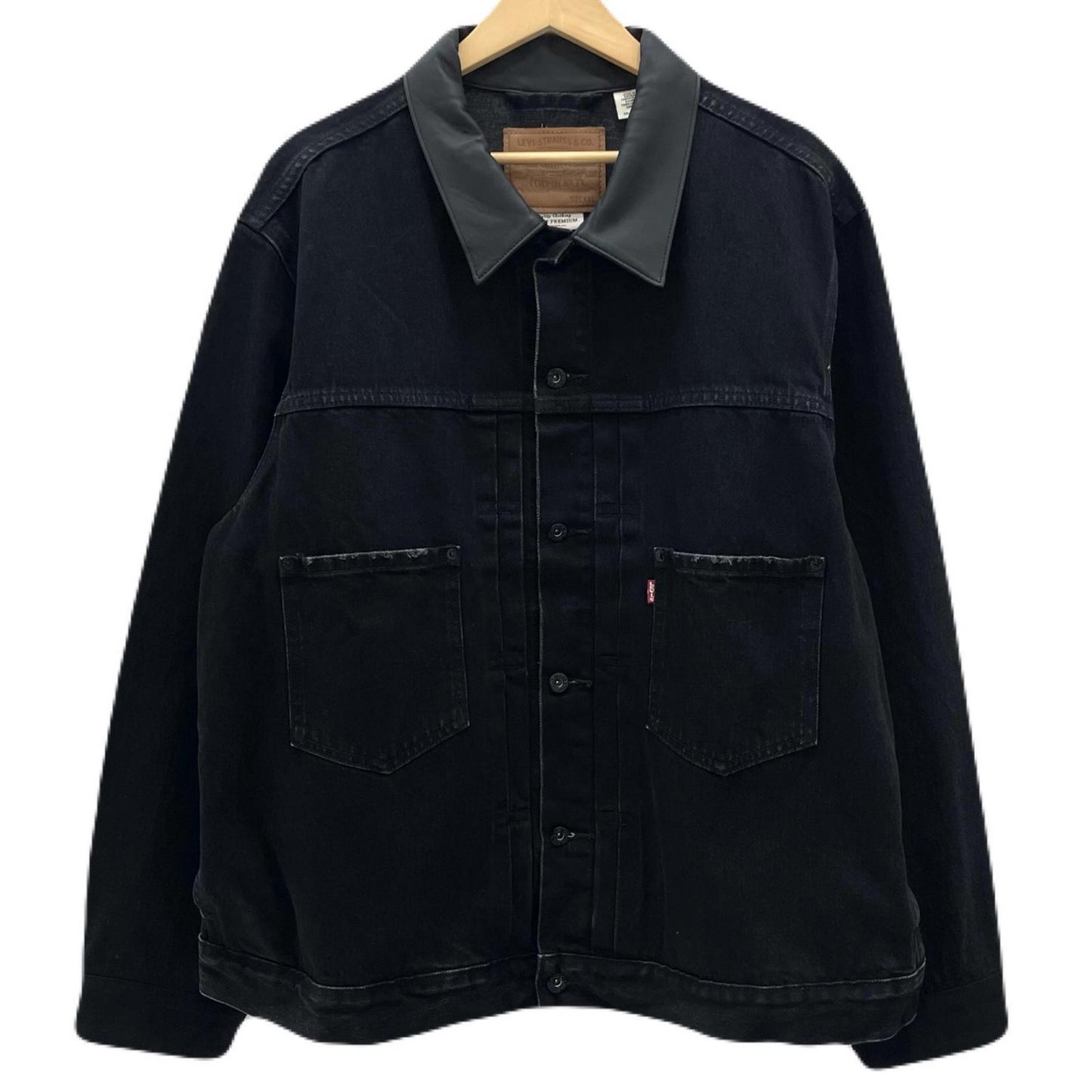 【中古】Levi's | リーバイス　EDIFICE 2ndType Trucker jacket デニムジャケット ブラック サイズ：XXL【尾張小牧店】