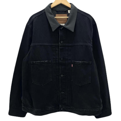 【中古】Levi's | リーバイス　EDIFICE 2ndType Trucker jacket デニムジャケット ブラック サイズ：XXL【尾張小牧店】