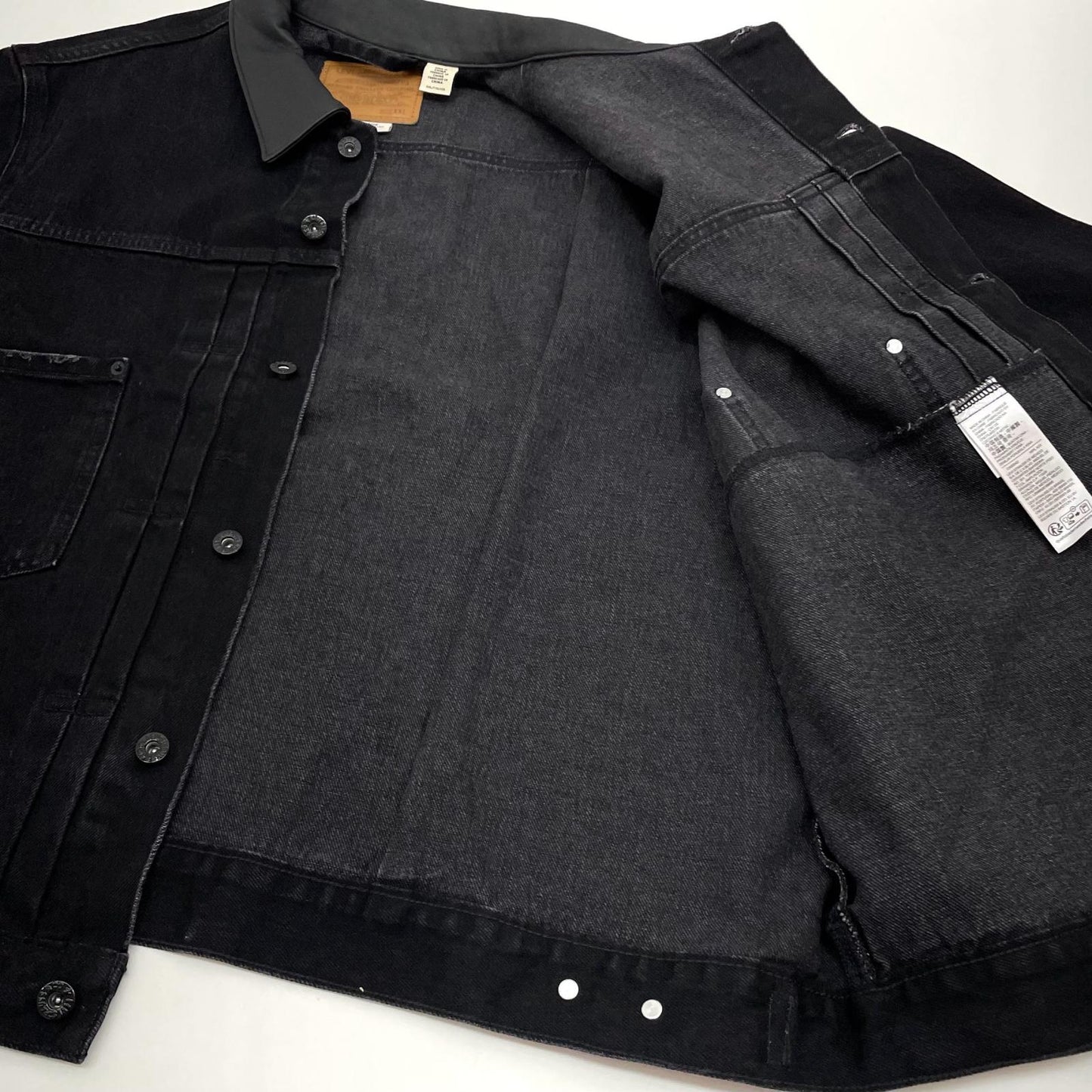 【中古】Levi's | リーバイス　EDIFICE 2ndType Trucker jacket デニムジャケット ブラック サイズ：XXL【尾張小牧店】
