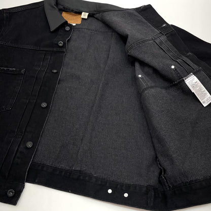 【中古】Levi's | リーバイス　EDIFICE 2ndType Trucker jacket デニムジャケット ブラック サイズ：XXL【尾張小牧店】