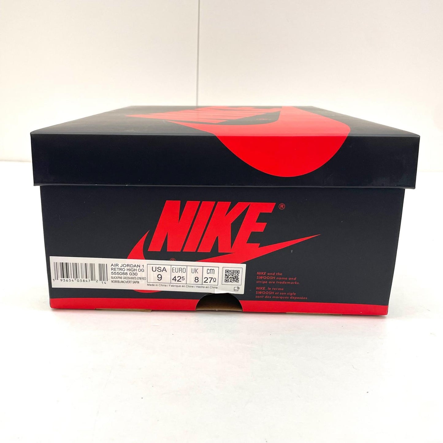 NIKE | ナイキ Air Jordan 1 Retro High OG スニーカー 27.0cm 555088-030 グリーン【尾張小牧店】