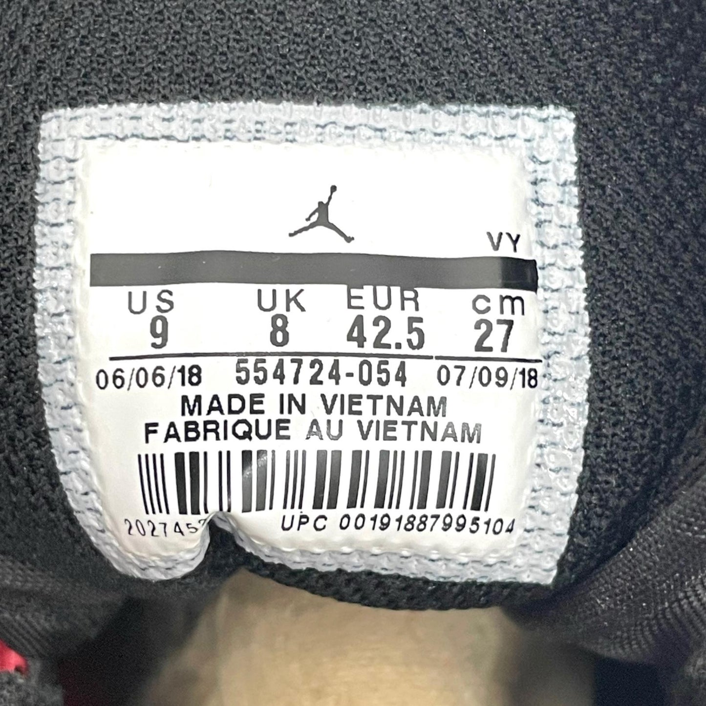 NIKE | ナイキ Air Jordan 1 Mid スニーカー 27.0cm 554724-054 レッド【尾張小牧店】
