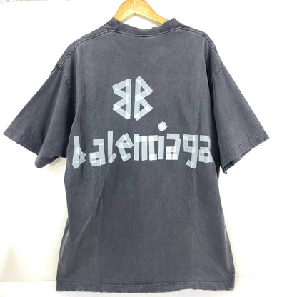 BALENCIAGA | バレンシアガ Tape Type T-Shirt 半袖Ｔシャツ 764235 TRVK1 グレー サイズ：M【尾張小牧店】