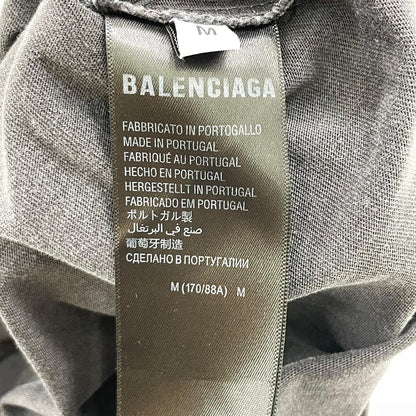 BALENCIAGA | バレンシアガ Tape Type T-Shirt 半袖Ｔシャツ 764235 TRVK1 グレー サイズ：M【尾張小牧店】