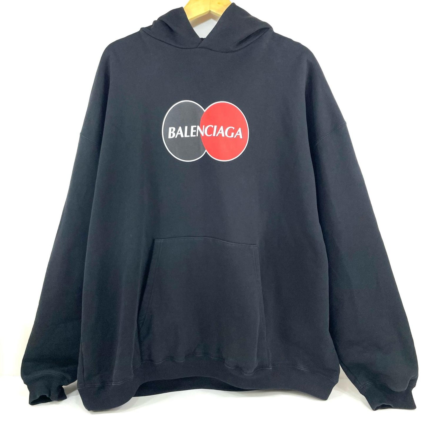 BALENCIAGA | バレンシアガ Credit Card Logo Hoodie パーカー 620973 TIV80 ブラック サイズ：XS【尾張小牧店】