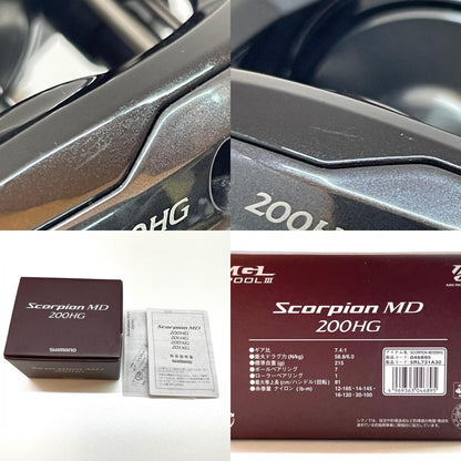 【フィッシング/釣り/釣具/リール】 【ベイトリール/右ハンドル】SHIMANO | シマノ 24スコーピオンMD 200HG【尾張小牧店】
