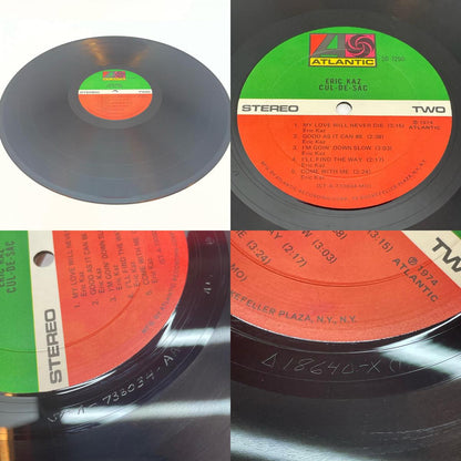 【尾張小牧店】LP エリック・カズ / ERIC KAZ　CUL-DE-SAC　SD7290　ST-A　733033-AA　△18640（1）刻印【レトロ】【中古】