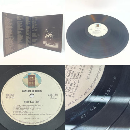 【尾張小牧店】LP ロッド・テイラー / Rod Taylor　アサイラム SD5062 ST-AS-732811-A刻印【レトロ】【中古】