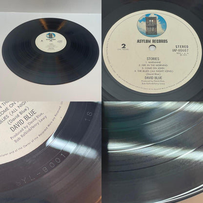 【尾張小牧店】LP デヴィッド・ブルー / DAVID BLUE STORIES IAP-80607 アサイラム SYL-9001-A 1S刻印【レトロ】【中古】