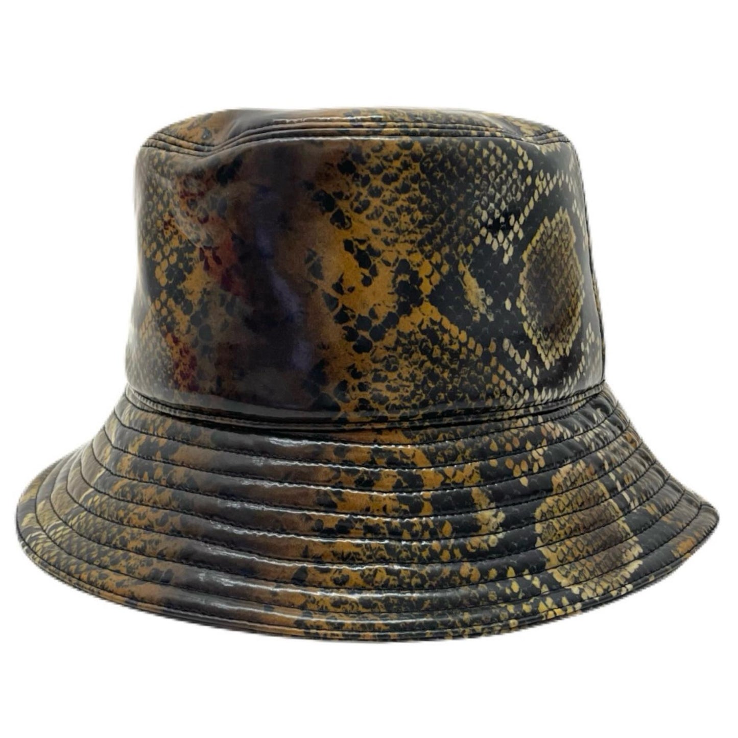 【中古】VERSACE | ヴェルサーチ パイソン柄　バケットハット マルチカラー【尾張小牧店】