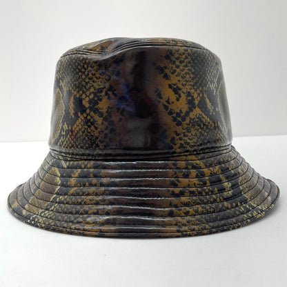 【中古】VERSACE | ヴェルサーチ パイソン柄　バケットハット マルチカラー【尾張小牧店】